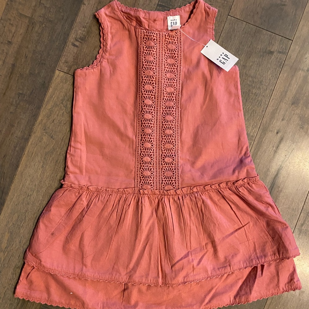 Gap cotton lace girls’ dress - Picture 1 of 4